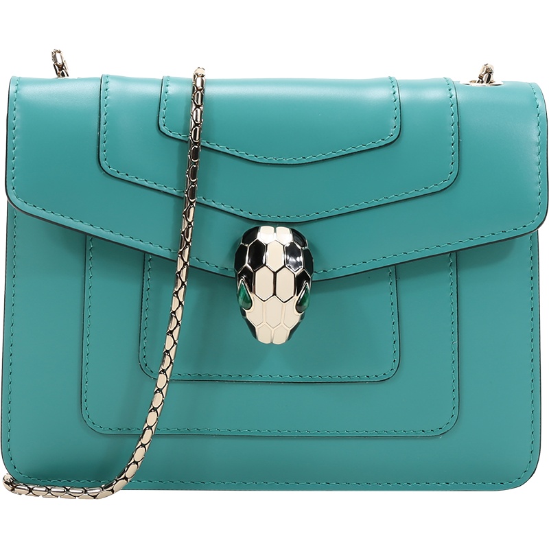 BVLGARI 宝格丽 女士SERPENTI FOREVER系列牛皮蛇头扣手提单肩斜挎包 288696