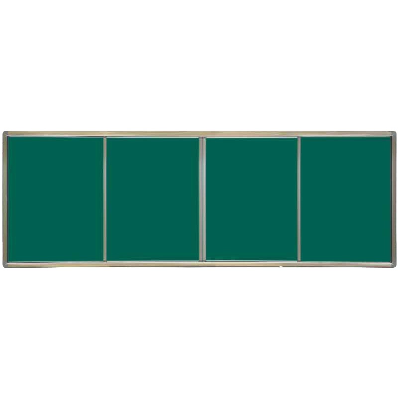 DXBG推拉式黑板书写黑板左右移动推拉黑板教室黑板宣传板宣传栏1.3*4米定制1300*4000搪瓷钢板[工厂现做 7天