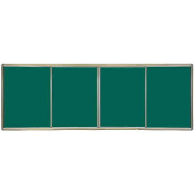 DXBG推拉式黑板书写黑板左右移动推拉黑板教室黑板宣传板宣传栏1.3*4米定制1300*4000搪瓷钢板[工厂现做 7天