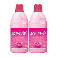 蓝月亮彩漂 蓝色月光彩衣色渍净 600g 衣物除菌护理剂 3瓶装