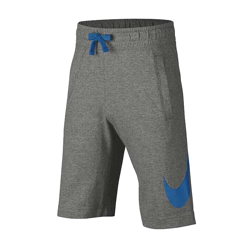 耐克NIKE童装大Logo运动休闲舒适透气五分短裤AJ0163-063 Z