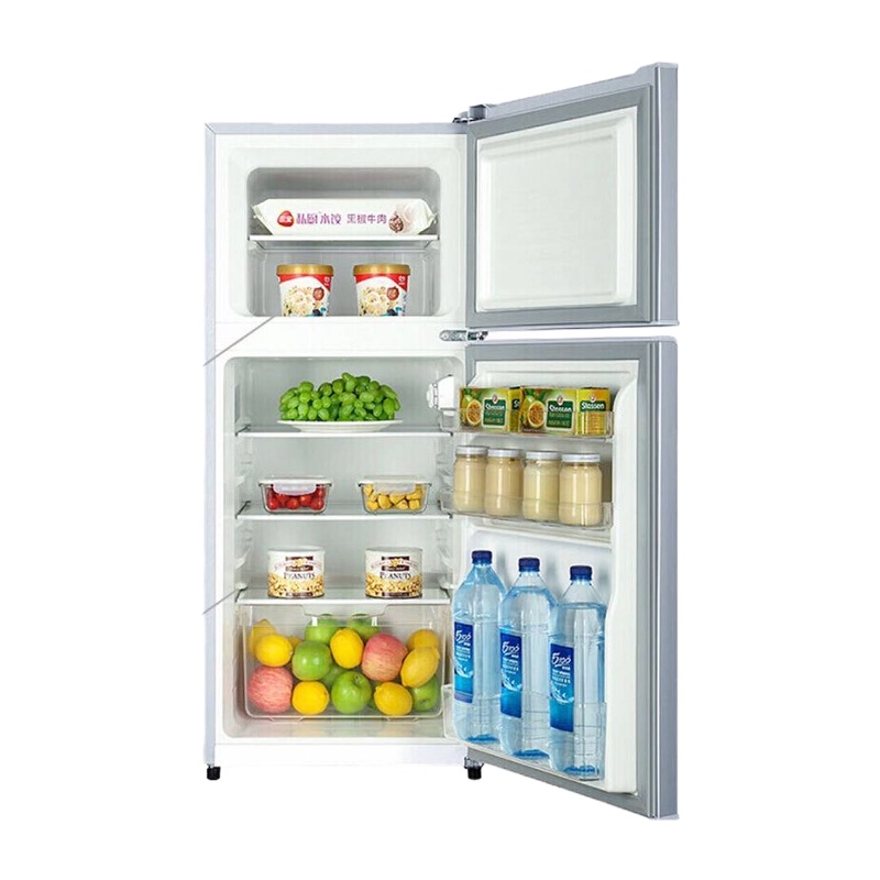 海尔冰箱 118升小型迷你电冰箱 办公室家用冷藏冷冻两门电冰箱BCD-118TMPA DMS