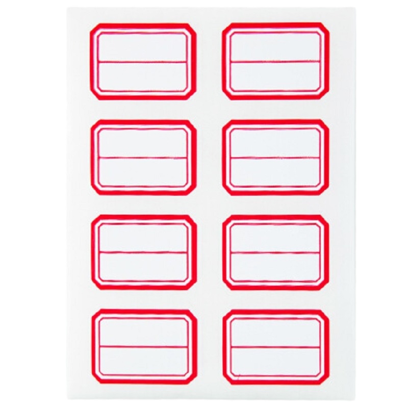 [精选]广博ZGT9194 80枚装不干胶标签贴纸23*33mm/自粘性标贴纸(60包价格)