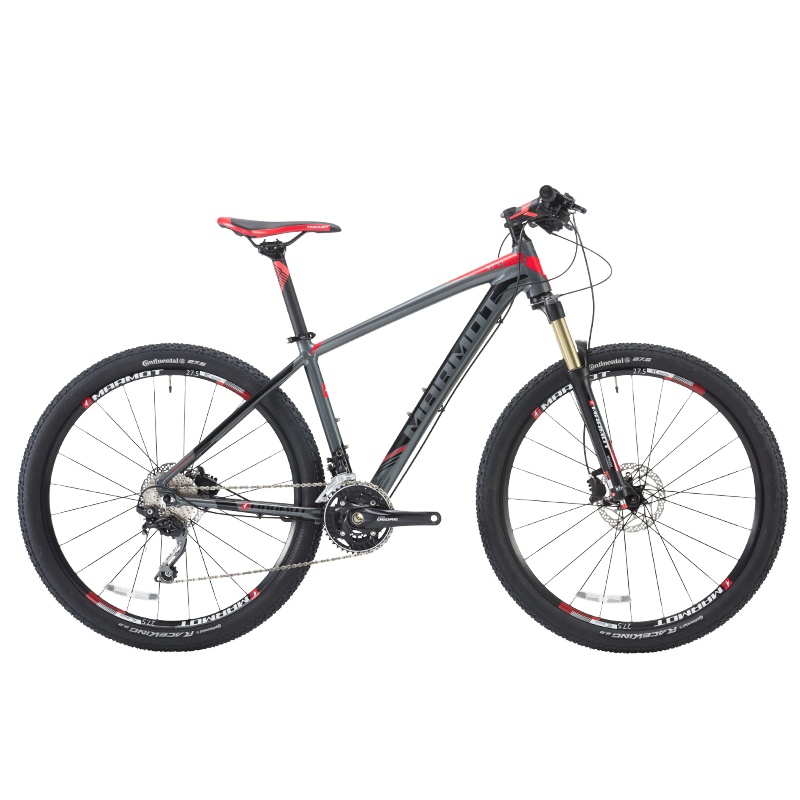 土拨鼠MARMOT铝合金山地车22速变速自行车男女式成人山地自行车