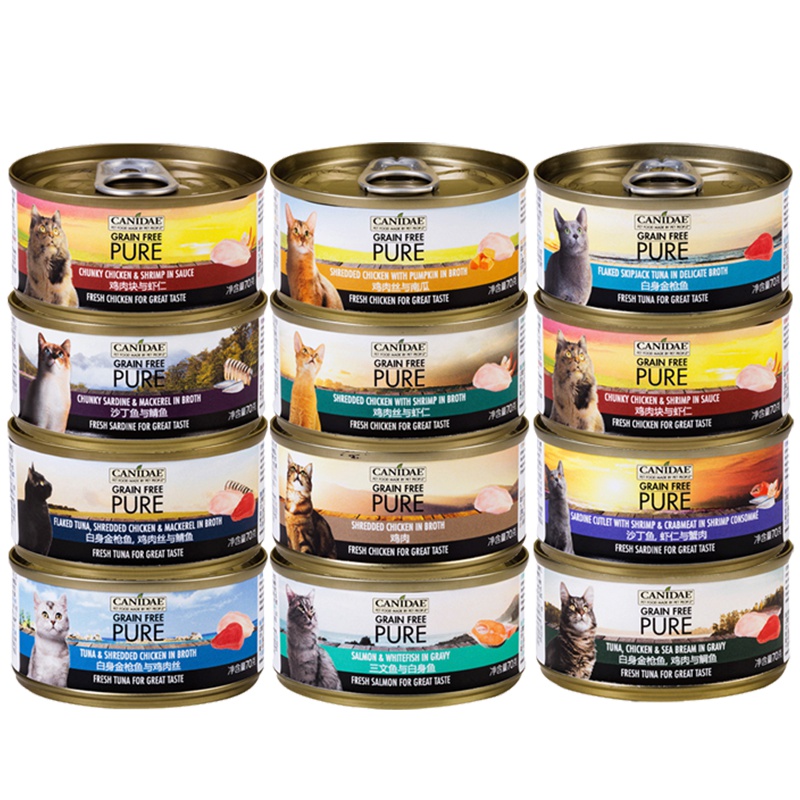 卡比猫罐头美国进口鸡肉猫主食罐头70g天然无谷猫罐头猫咪零食猫湿粮