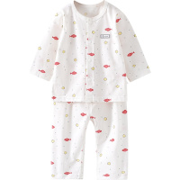 童泰(TONGTAI)四季款3月-3岁婴幼儿男女宝宝衣服轻薄纯棉休闲家居对开套装儿童家居服套装