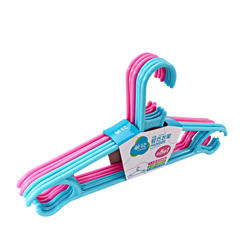 茶花 07091T 晾衣架子晒衣架轻巧型成人款 （单位：组）