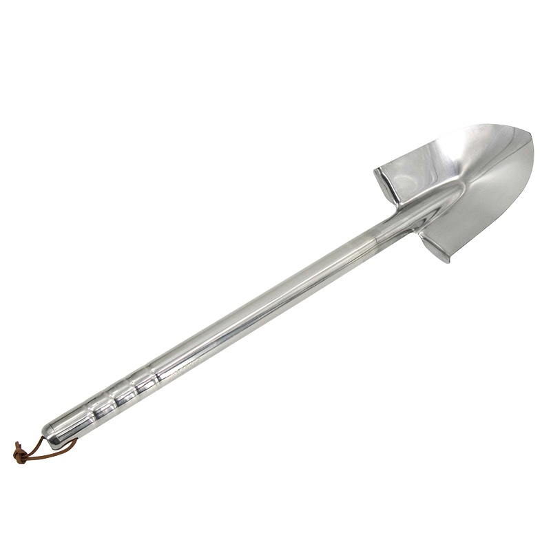 冰禹 BY-135 不锈钢清洁镐 多功能不锈钢镐 户外尖头小铁锹 除冰镐 清洁工具 0.38m长两用锄镐