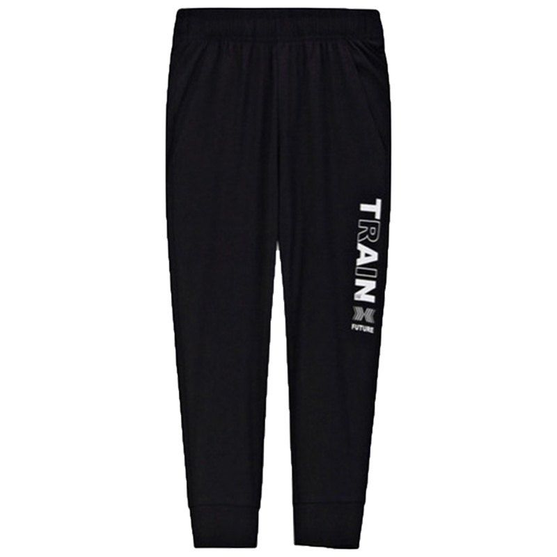 361度运动裤女夏季新款针织七分裤361度收口小脚运动女裤561924033B