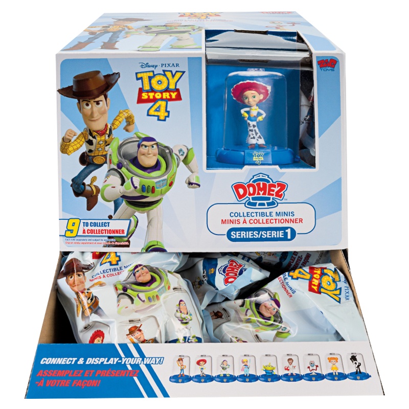 DOMEZ迪士尼-玩具总动员4系列盲盒盲袋生日礼物玩具手办玩偶摆件(单只装 随机发货 整盒请拍18个)
