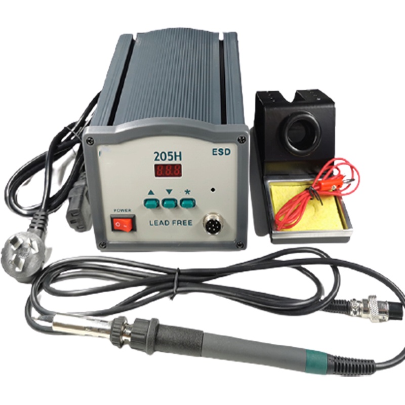 205h高频焊台150w可调恒温电烙铁203h工业级90w大功率维修焊接台08x-203h标配收藏加购送一只烙铁头08x