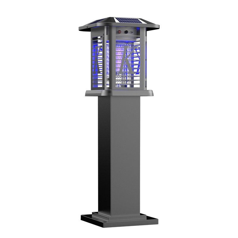 爱尚品太阳能灭蚊灯户外防水驱蚊神器花园庭院商用杀虫酒店别墅TM-08C黑色草坪款1台装