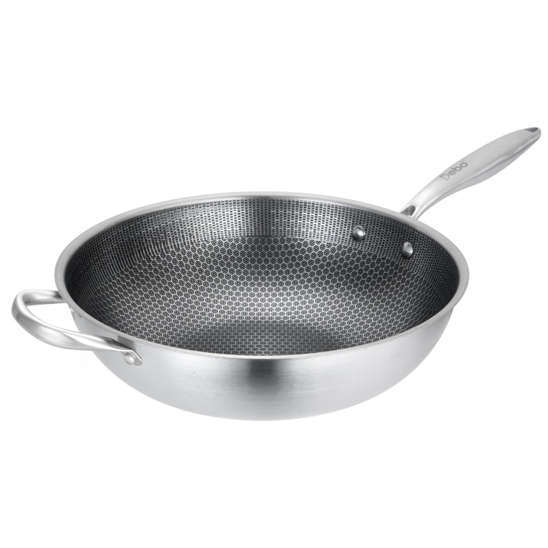 德铂(Debo) 利亚姆 炒锅 DEP-DZ428 计价单位:件 银色