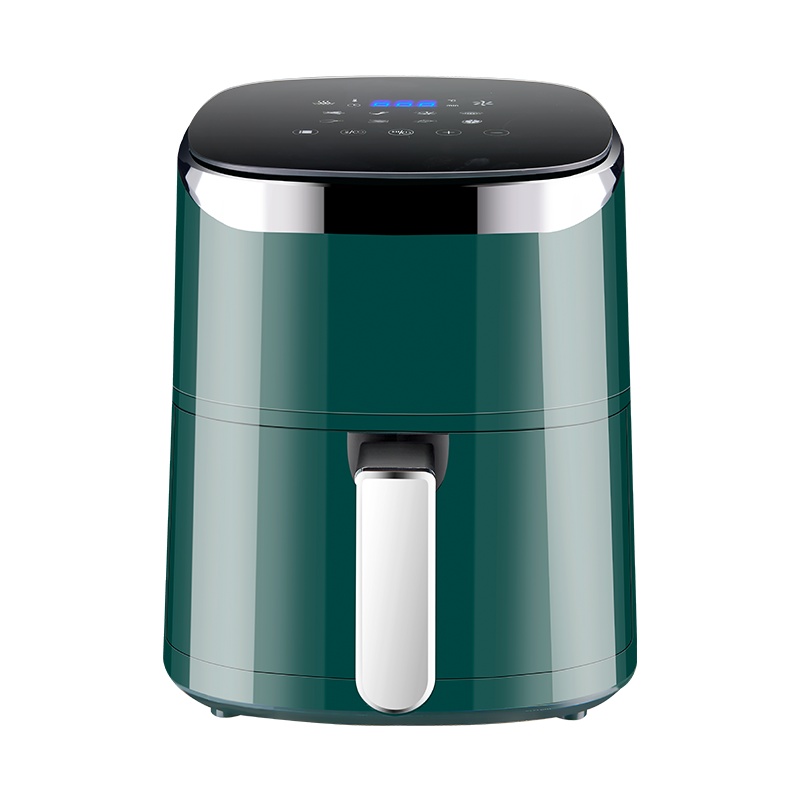 奥克斯(AUX)空气炸锅2299家用多功能4.5L容量智能电炸锅自动无油烟烘焙迷你烤箱薯条机不沾烤架易清洗无烟炸锅