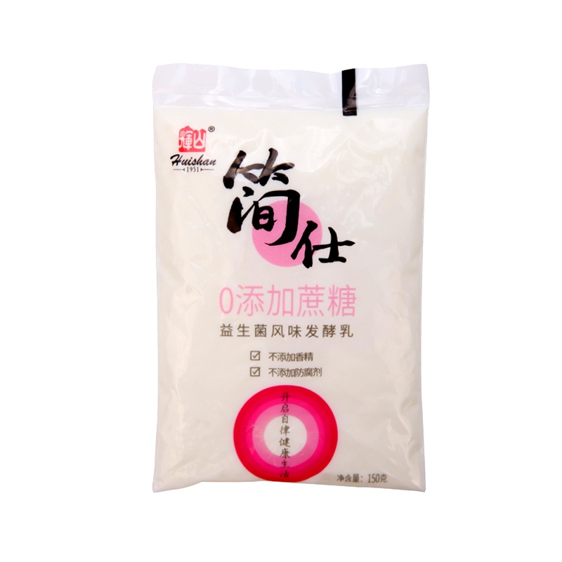 越秀辉山 简仕0添加蔗糖益生菌酸奶 150g*12 輝山Huishan