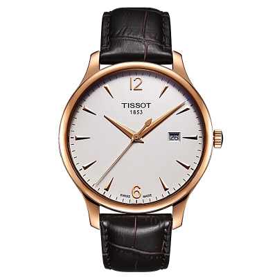 天梭(TISSOT)手表 俊雅系列石英男士手表时尚休闲商务石英表男