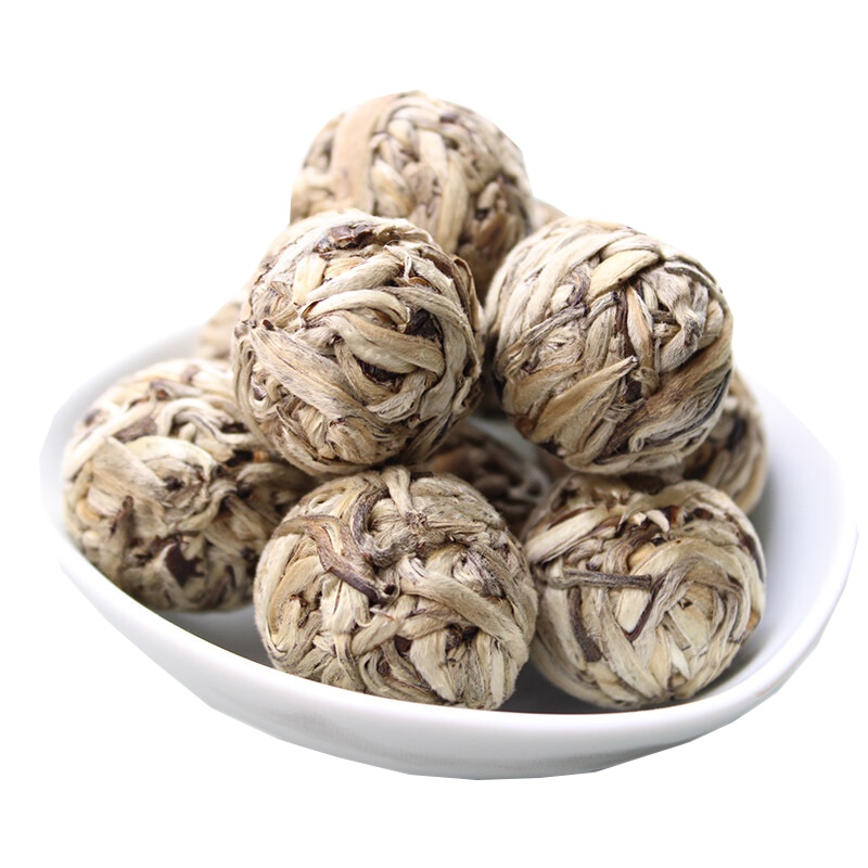 云南生普洱茶 白茶茶叶银针沱茶 大白毫龙珠250克
