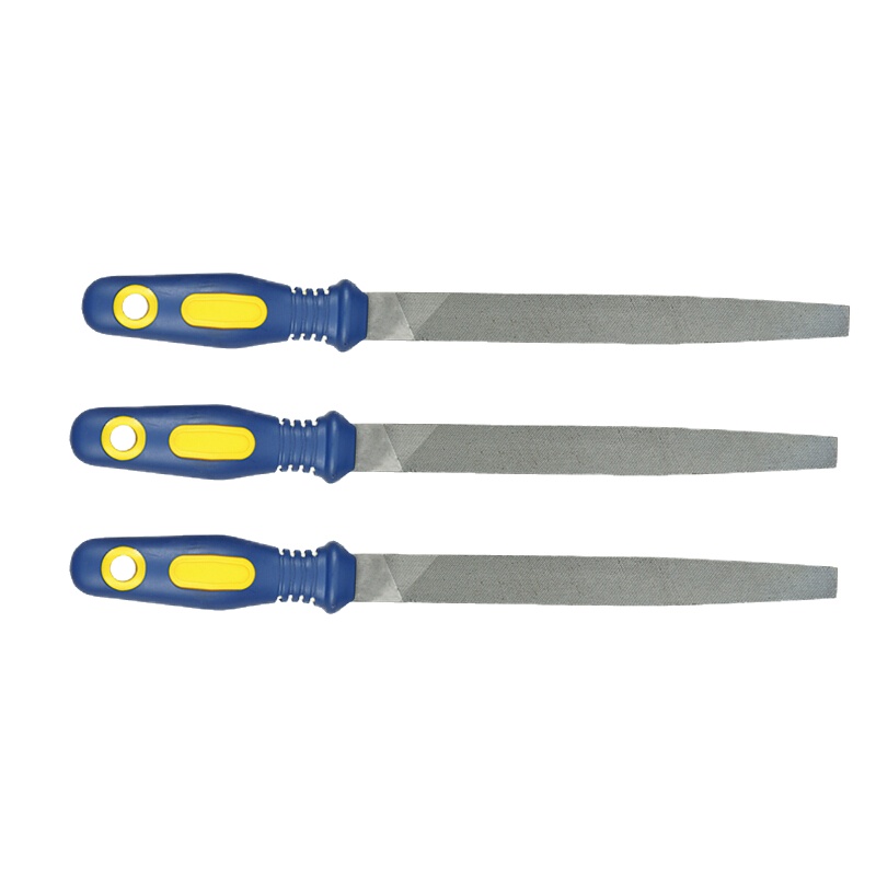 长城(THE GREAT WALL)塑柄尖扁锉10寸(中齿) 锉刀刮刀钢锉 250mm