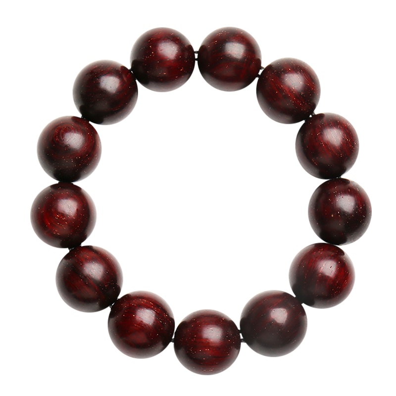 月印百川 小叶紫檀佛珠手串 男女款高密高油圆珠单圈手链