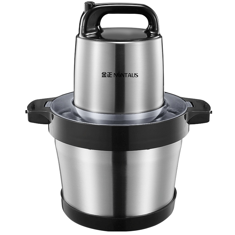 金正(NiNTAUS)绞肉机6L商用大容量搅拌机家用电动不锈钢全自动打肉机饺子馅蒜蓉器切菜碎菜料理机辣椒JZR-G608