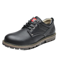 Dickies春季新款工装鞋男耐磨大头鞋圆头厚底休闲皮鞋低帮马丁鞋193M50LXS32
