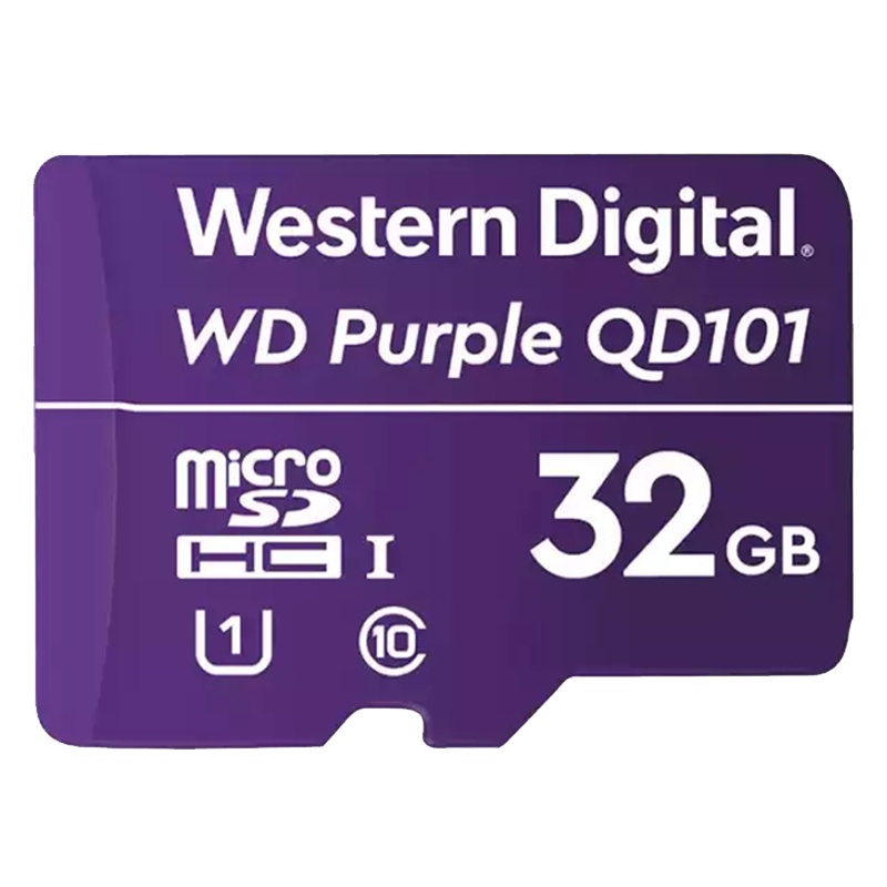 西部数据(WD)32GB TF卡 手机内存卡 行车记录仪/安防监控专用视频存储卡 耐用型