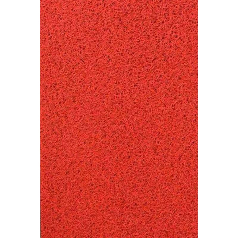 敬平汽车脚垫通用易清洗可自裁剪单个主副驾驶单片地毯式防水丝圈脚垫 大红色[副驾驶50*60]