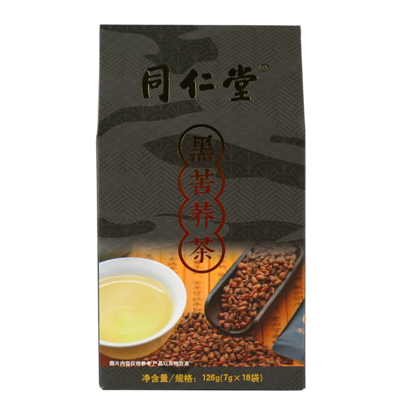 北京同仁堂 黑苦荞茶 126g(7g*18袋) 滋养茶饮