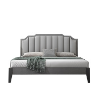 有模有样 床 卧室可储物双人软皮床(颜色备注)