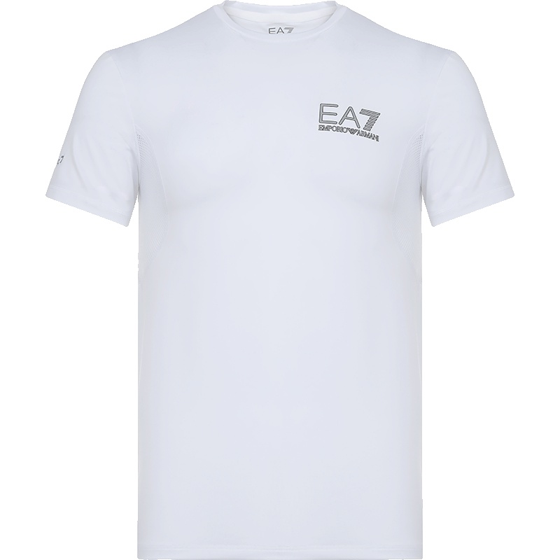 EMPORIO ARMANI EA7 阿玛尼 男士聚酯纤维圆领短袖T恤 8NPT02 PJ17Z