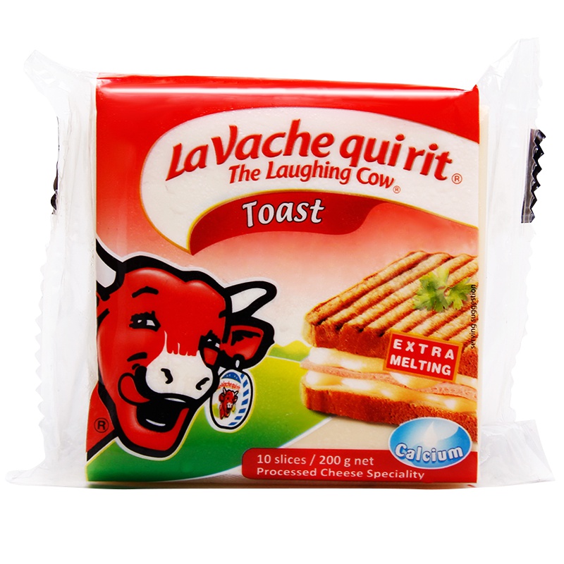 乐芝牛吐司原味切片奶酪200g 乐芝牛