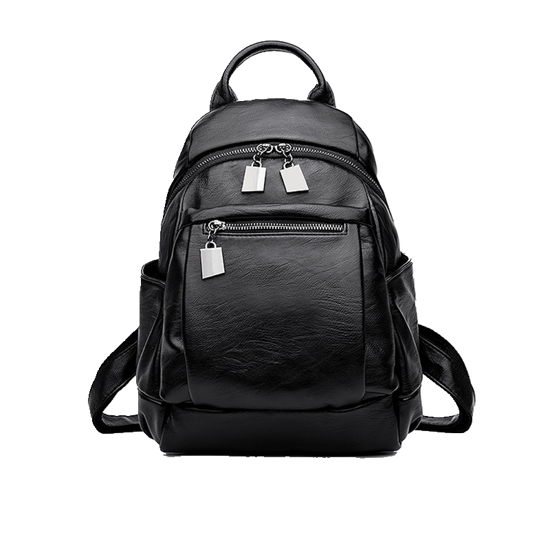 贝卡思米（BEIKASIMI）时尚双肩包女韩版百搭背包旅行大容量书包休闲女士包包