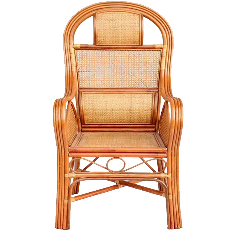 卡里鳄太师藤椅高背椅KLE—TSY15办公藤椅