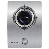 美菱(MeiLing)不锈钢面板燃气灶 单灶具 煤气灶台嵌两用 天然气 JZT-MZ-DC4005 浅灰色