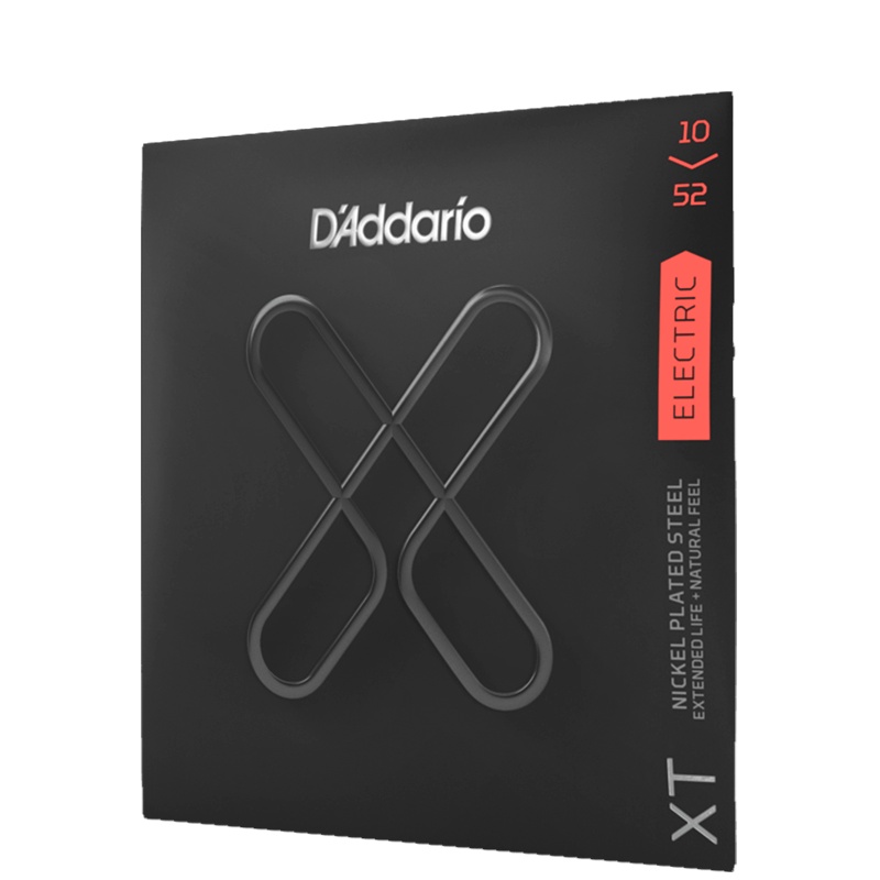 达达里奥(D'Addario)XTE1052 电吉他碳素钢弦 手感中硬电吉他琴弦010-052美产原装进口