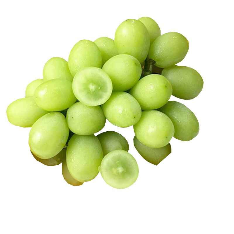 [五个农民]云南阳光玫瑰日本晴王无籽青提3斤礼盒装特级果应季新鲜提子水果顺丰发货