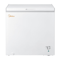 美的(Midea)203升 单温卧式冷柜 家用冰柜 冷藏冷冻转换柜 顶开门冷柜 一级能效 BD/BC-203KM(E)