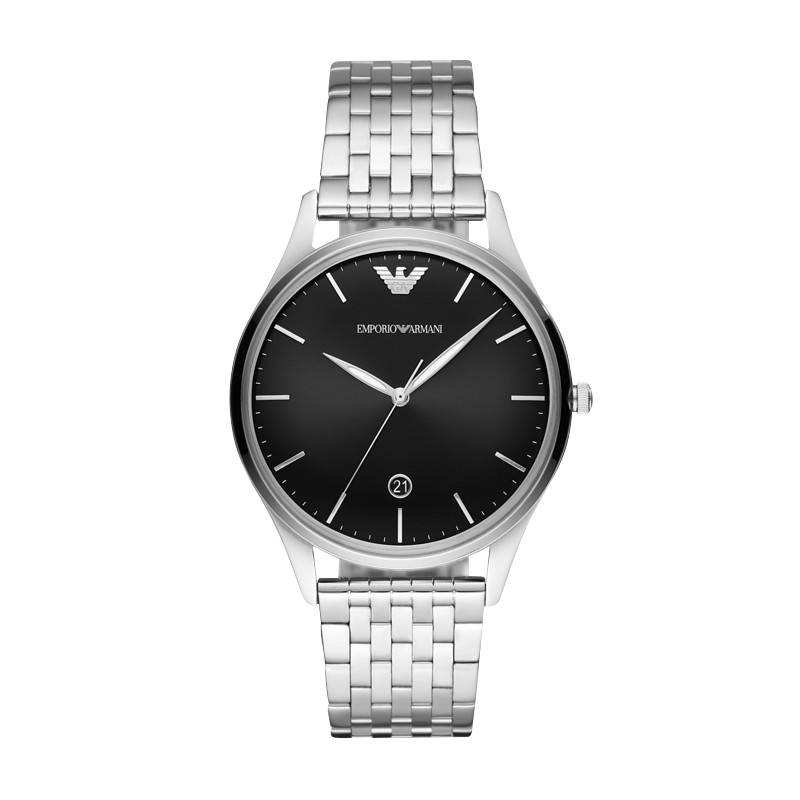Armani阿玛尼手表商务时尚休闲男表 钢表带防水石英表男士腕表 AR11286