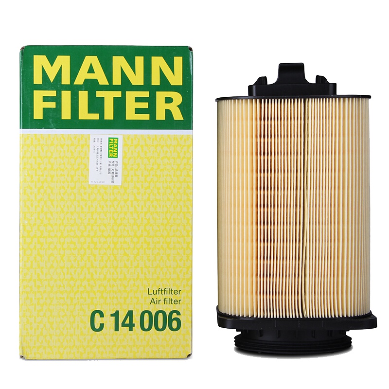 曼牌(MANN)空气滤C14006适配英菲尼迪Q50/Q60/Q50L/奔驰E级/GLK/17款GLC200