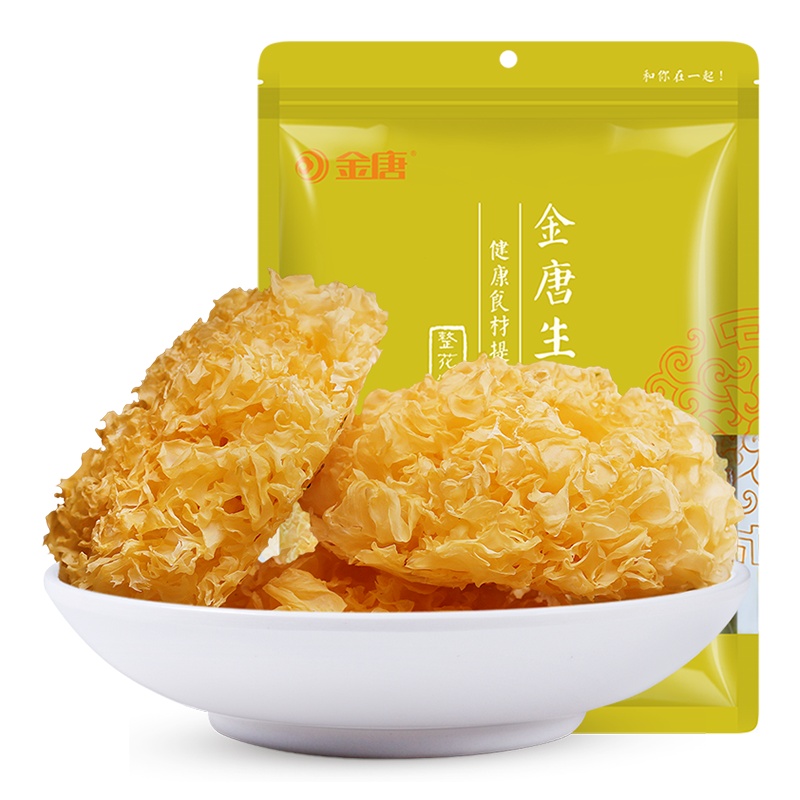 金唐(KTANG)整花银耳100g古田特产白木耳银耳莲子羹特产干货