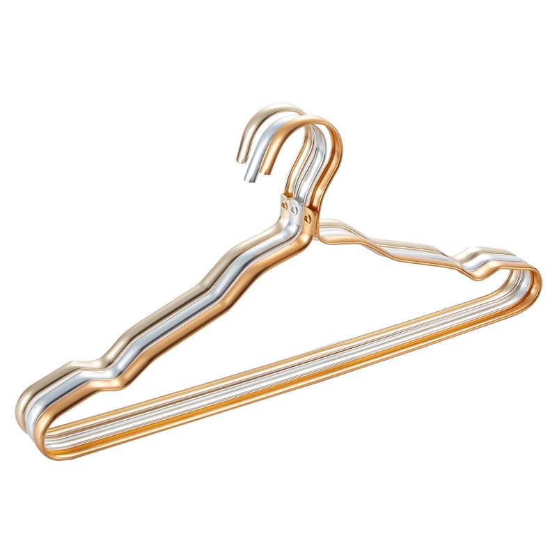 名家 时尚简约耐用方便晾衣撑衣架1803衣撑(10个装)土豪金