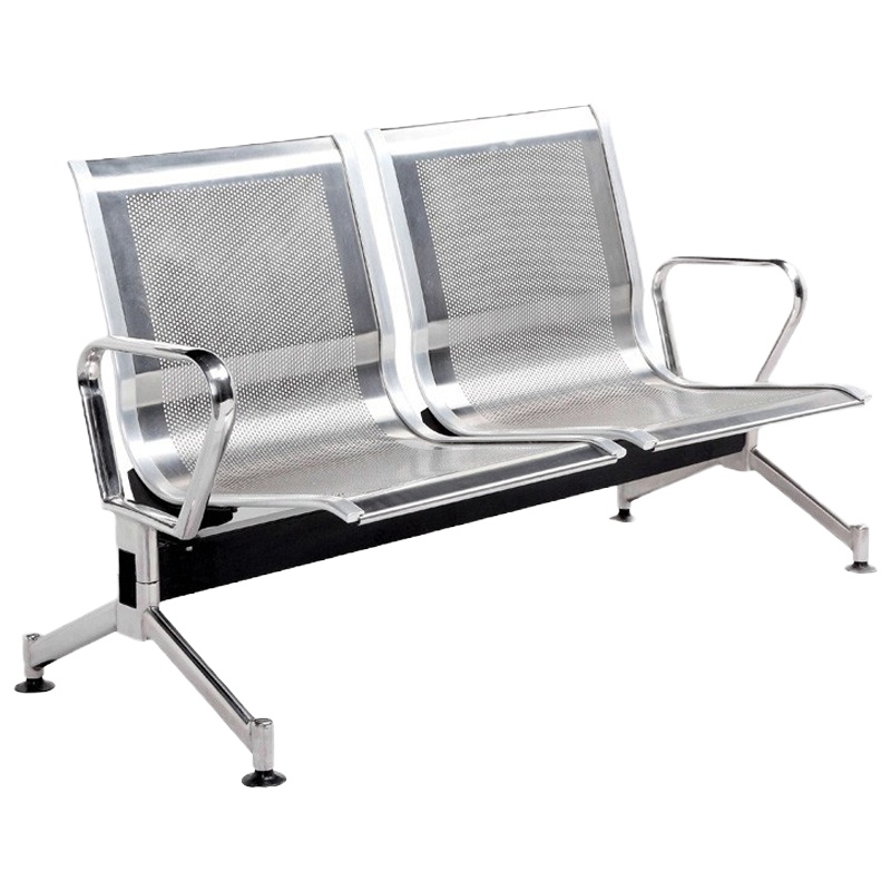 慧采云 办公家具优质不锈钢机场椅长排椅候车椅银行医院等候椅连排椅公共椅3人位