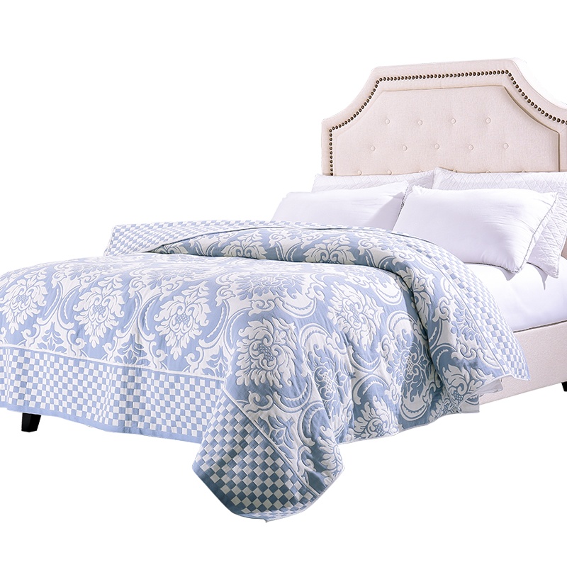 凯诗风尚(CHARSON) 全棉纱布盖毯 苏宁自营 纱布全棉盖被空调薄被子毯子毛巾被子床盖