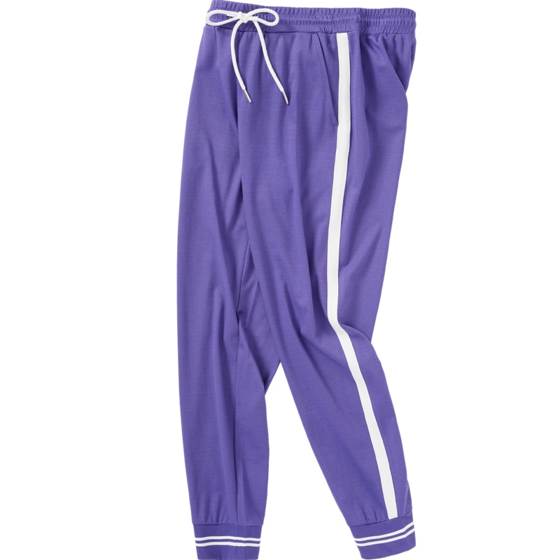 森马运动裤女韩版潮流小个子女生裤子宽松束脚休闲裤弹力松紧卫裤