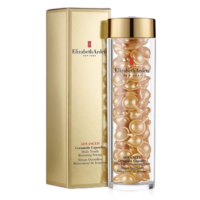 伊丽莎白雅顿(Elizabeth Arden) 时空焕活面部胶囊精华液金胶 紧致抗皱滋润补水保湿 金致胶囊精华液约90粒