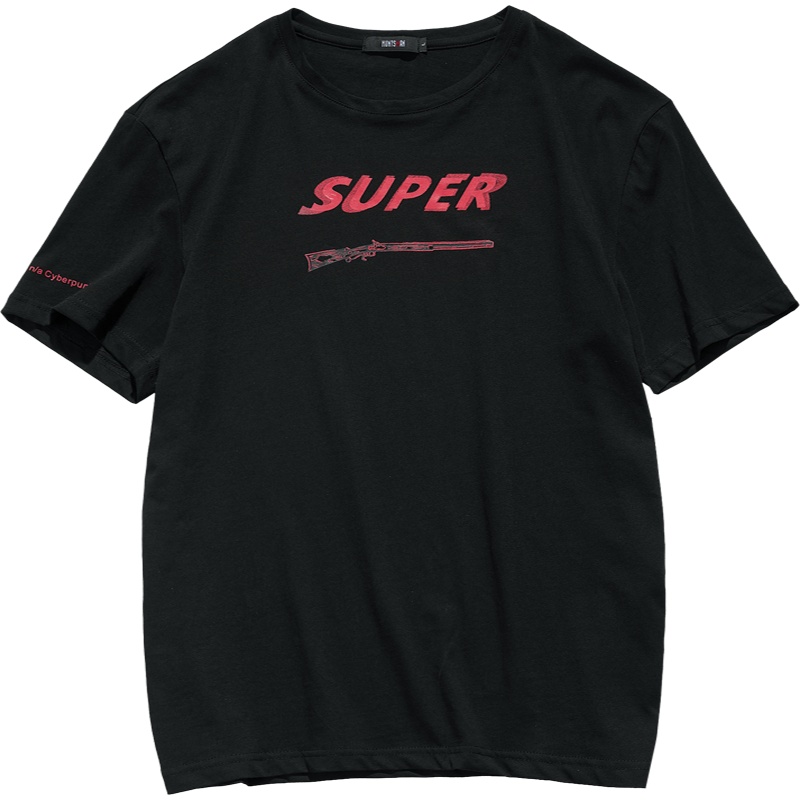 海德斯曼海德斯曼新款字母短裤男韩版潮 2018百搭夏天青年T恤休闲半袖2906