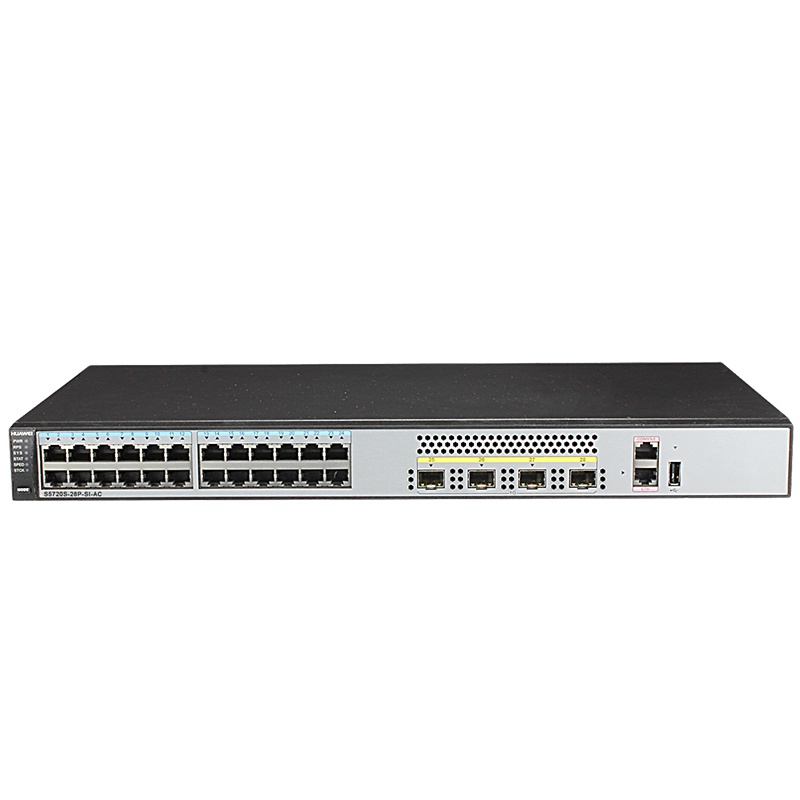 华为(HUAWEI)S5720S-28P-SI-AC 24口全千兆三层网管企业级网络核心交换机 4个千兆光口 支持VLA