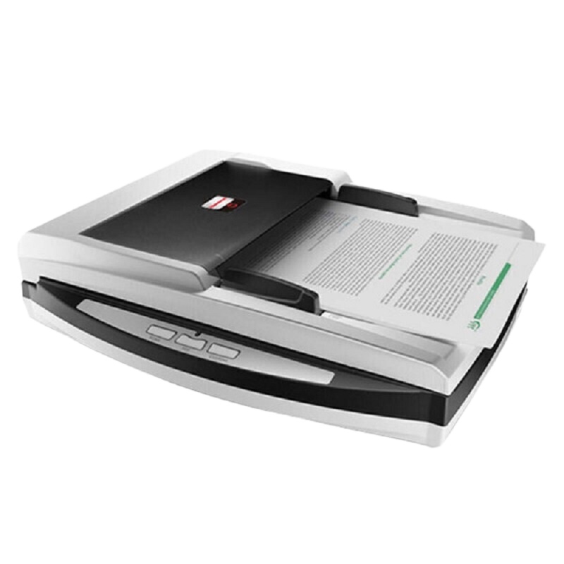 汉王XBL4080 A4彩色自动进纸带输稿器双面连续馈纸式+平板高速双平台扫描仪 40ppm/80ipm