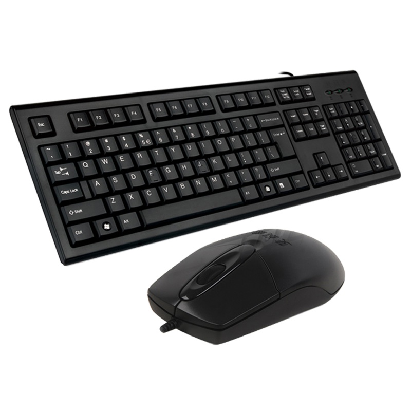 有线键鼠套装电脑光电键盘