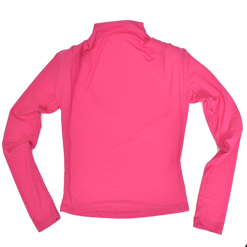 韩国东大门木耳边高领T恤女长袖2019新款修身显瘦百搭针织打底衫